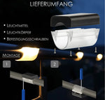 Solar light for handrails, railings, and balustrades, warm white