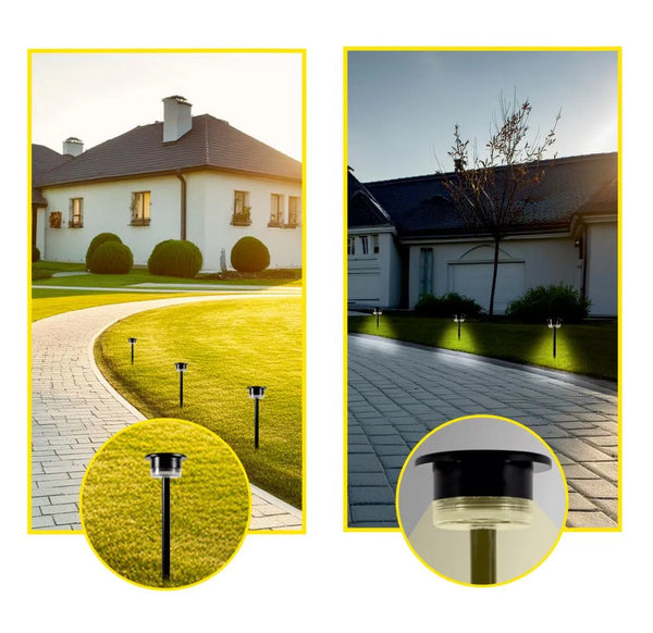 High-quality Solar Path and Garden Light Multicolor, with Ground Spike