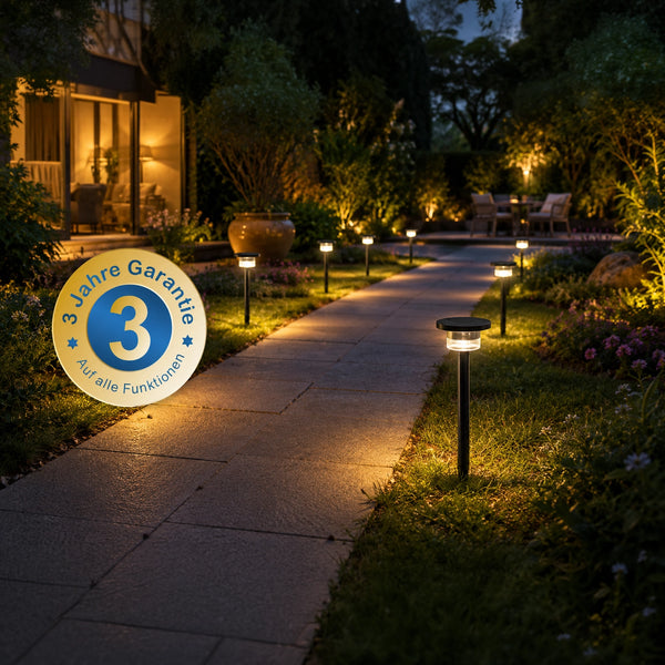 High-quality Solar Path and Garden Light Multicolor, with Ground Spike